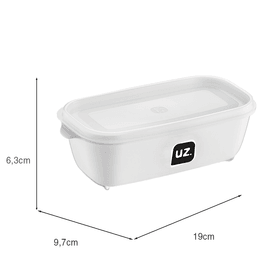 Pote Multiuso Premium 500ml Branco Uz Utilidades