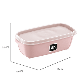 Pote Multiuso Premium 500ml Rosa Uz Utilidades