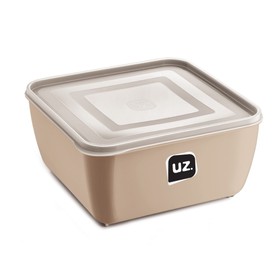 Pote Multiuso Premium Quadrado 2,5l Capuccino Uz Utilidades