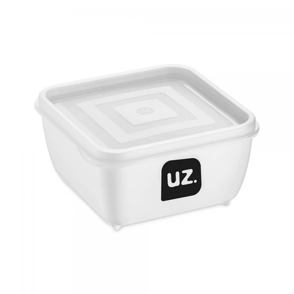 Pote Multiuso Premium Quadrado Branco 500ml