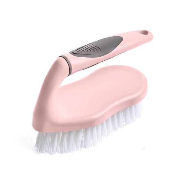 Escova P/ Lavanderia Cabo Ergonômico Rosa Uz Utilidades