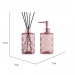 Kit Saboneteira e Difusor Vidro 330ml Rose