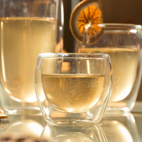 Copo Térmico 150ml Borossilicato Transparente Uz Utilidades