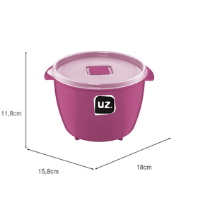 Pote Multiuso Premium 1,5 Litros Magenta Uz Utilidades