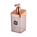 Porta Sabonete Líquido Slim Metalizado Rose