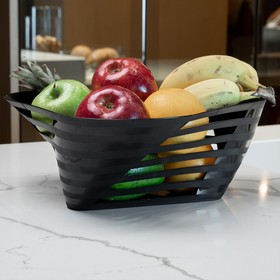 Fruteira de Mesa Slim Preto Uz Utilidades