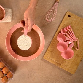 Conjunto de Medidores 8 Peças Rosa