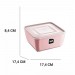 Pote Multiuso Premium Quadrado Rosa 1,5 Litros