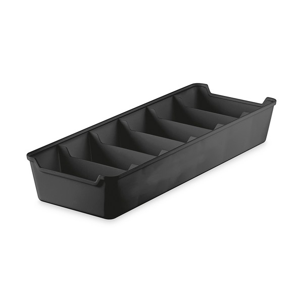 Organizador de Gavetas com Divisórias 12,5x34 Preto Uz Utilidades