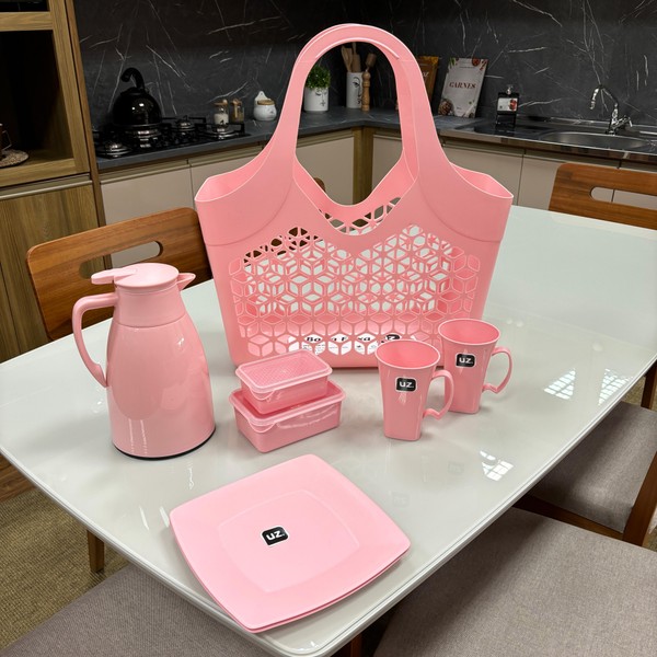 Kit Piquenique Rosa