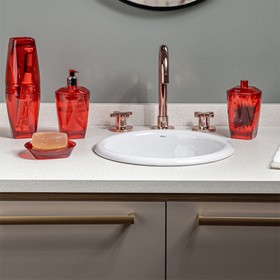 Kit Higiene 4 Peças Vermelho Uz