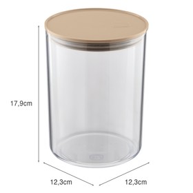 Organizador Hermético 1,4litros Capuccino Uz Utilidades