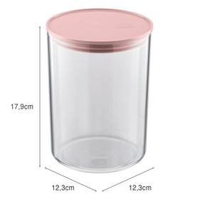 Organizador Hermético 1,4litros Rosa Quartz Uz Utilidades