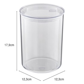 Organizador Hermético 1,4litros Transparente Uz Utilidades