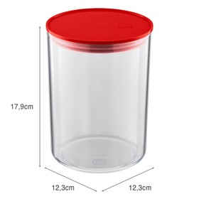 Organizador Hermético 1,4litros Vermelho Uz Utilidades