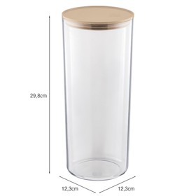 Organizador Hermético 2,5litros Capuccino Uz Utilidades