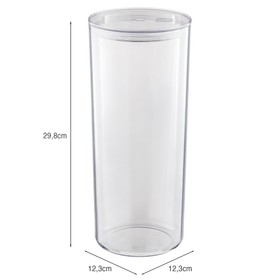 Organizador Hermético 2,5litros Transparente Uz Utilidades