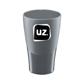 Copo Slim 300ml Cinza Uz Utilidades