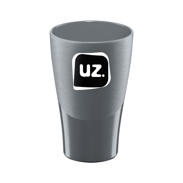 Copo Slim 300ml Cinza Uz Utilidades