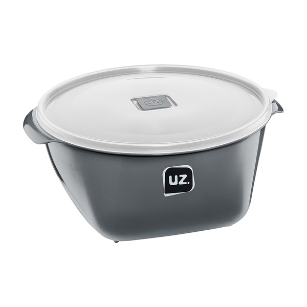 Pote Multiuso Premium 4 Litros Cinza Uz Utilidades