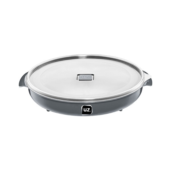 Pote Multiuso Premium 2,5 Litros Cinza Uz Utilidades