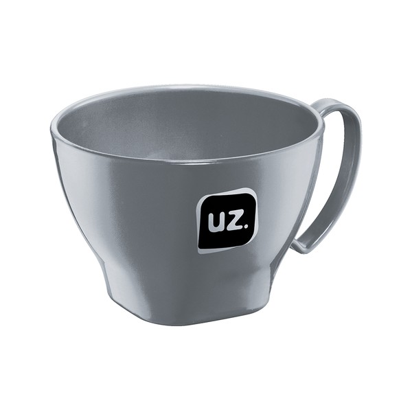 Cumbuca Premium 500ml com Alça Cinza Uz Utilidades