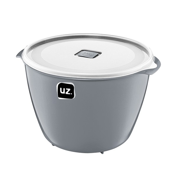 Pote Multiuso Premium 5,5 Litros Cinza Uz Utilidades