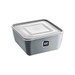 Pote Multiuso Premium Quadrado 2,5l Cinza Uz Utilidades