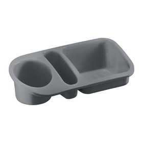 Organizador de Pia Plus 23,8x10,3cm Cnza Uz Utilidades