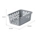 Cesto Organizador P 1,5 Litros Cinza