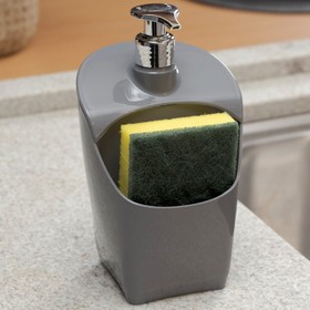 Dispenser com Válvula Metalizado Cinza Uz Utilidades