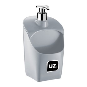 Dispenser com Válvula Metalizado Cinza Uz Utilidades