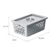 Cesto Organizador M 5 Litros Cinza Uz Utilidades