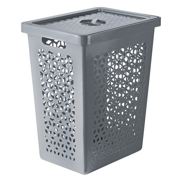 Cesto Organizador 55 Litros Cinza Uz Utilidades