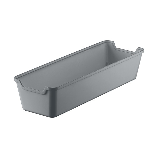 Organizador de Gaveta 8,6x25,9cm Cinza Uz Utilidades