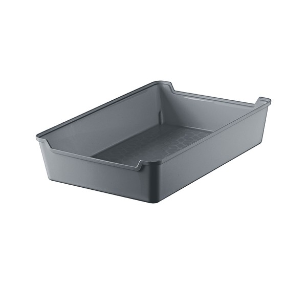 Organizador de Gaveta 17x25,5 Cinza Uz Utilidades