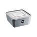 Pote Multiuso Premium Quadrado Cinza 1,5 Litros
