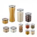 Conjunto 11 Potes Herméticos com Tampa Transparente Uz