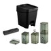 Conjunto Utensílios para Banheiro Preto Uz