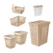 Conjunto 6 Peças para Lavanderia Cappuccino Uz