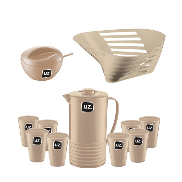 Conjunto 11 Peças Piquenique Cappuccino Uz