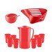 Conjunto 11 Peças Piquenique Vermelho Uz
