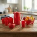 Conjunto 11 Peças Piquenique Vermelho Uz