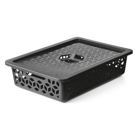 Cesto Organizador Raso 9 Litros Preto Uz Utilidades