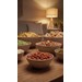 Conjunto 7 Saladeiras Gomadas Cappuccino Uz