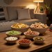 Conjunto 7 Saladeiras Gomadas Cappuccino Uz