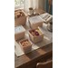 Conjunto 5 Potes Quadrdados Multiuso Cappuccino Uz