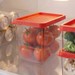 Conjunto 6 Organizadores Geladeira/Despensa Vermelho Uz