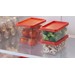 Conjunto 6 Organizadores Geladeira/Despensa Vermelho Uz