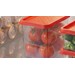 Conjunto 6 Organizadores Geladeira/Despensa Vermelho Uz